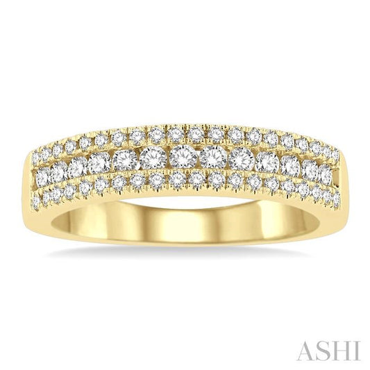 ASHI Channel Set Diamond Wedding Band 326E3PPFGYG