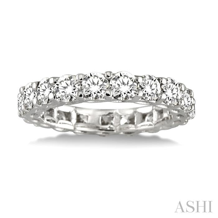 ASHI Round Shape Eternity Diamond Wedding Band 32700PPERWG-3.00