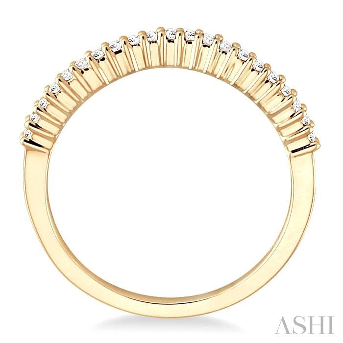 ASHI Curved Diamond Wedding Band 32756PPFWYG