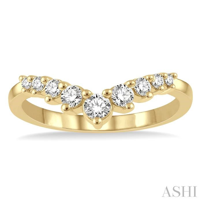 ASHI Chevron Diamond Fashion Ring 327E5PPFGYG