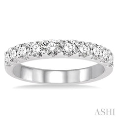 ASHI Diamond Wedding Band 32881PPFHWG