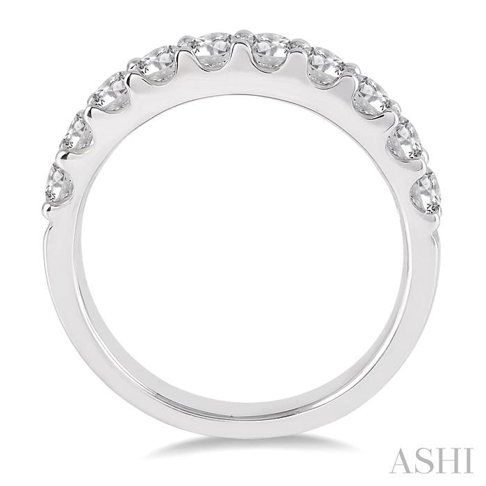 ASHI Diamond Wedding Band 32881PPFHWG