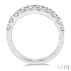 ASHI Diamond Wedding Band 32881PPFHWG