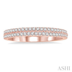 ASHI Two Row Diamond Wedding Band 32965PPFVPG