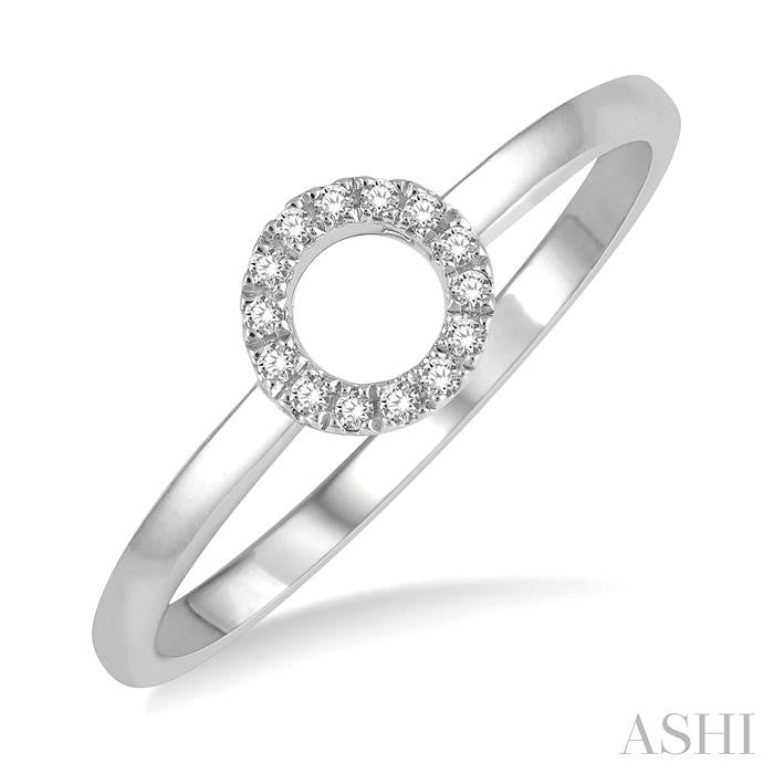 ASHI Circle Diamond Fashion Ring 329A9PPTSWG