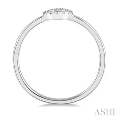 ASHI Circle Diamond Fashion Ring 329A9PPTSWG