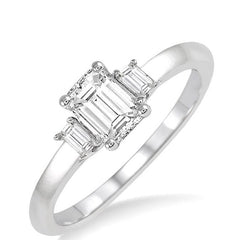 Parkplace Jewelers Emerald Shape Semi-Mount Diamond Engagement Ring 253L8PPFHWG-SM
