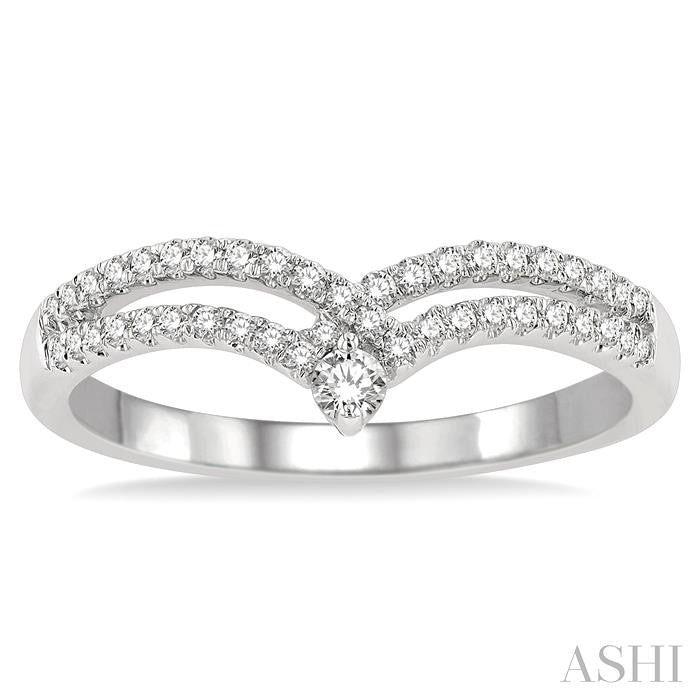 ASHI Chevron Diamond Fashion Ring 330E6PPFGWG