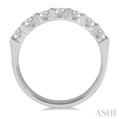 ASHI 7 Stone Diamond Wedding Band 33291PPPGPL