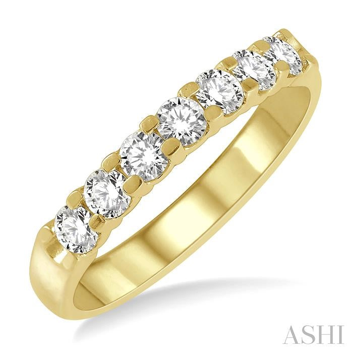 ASHI 7 Stone Diamond Wedding Band 33292PPFHYG