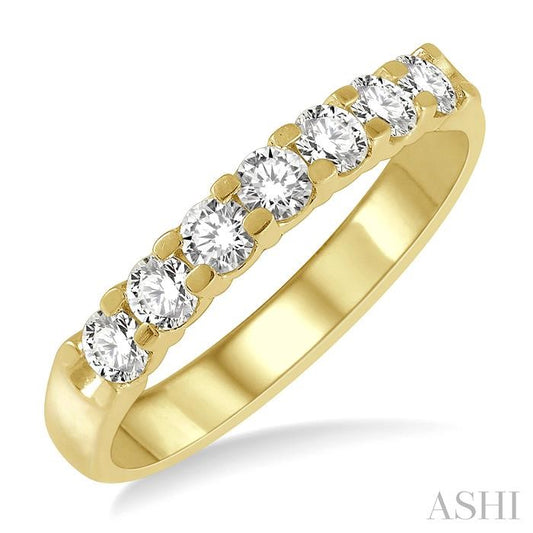 ASHI 7 Stone Diamond Wedding Band 33292PPFHYG