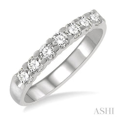 ASHI 7 Stone Diamond Wedding Band 33292PPPGPL