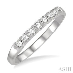 ASHI 7 Stone Diamond Wedding Band 33296PPPGPL