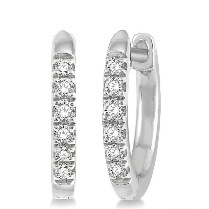 Parkplace Jewelers Petite Diamond Huggie Fashion Earrings 664V8PPTSERWG