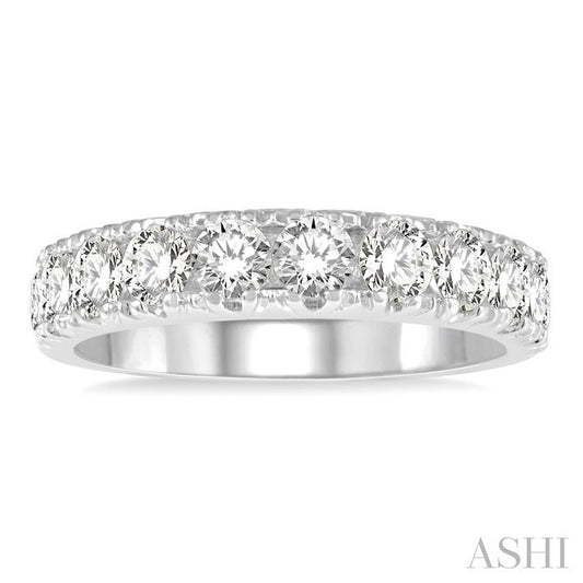 ASHI 11 Stone Diamond Wedding Band 33300PPFHWG-2.00