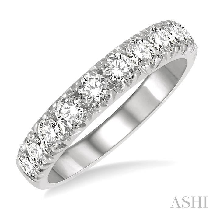 ASHI 11 Stone Diamond Wedding Band 33301PPFHWG