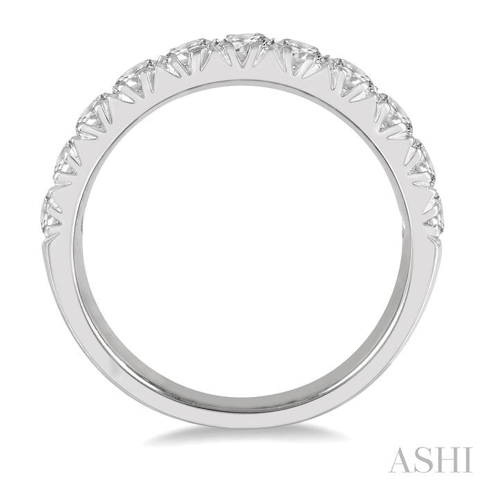 ASHI 11 Stone Diamond Wedding Band 33301PPFHWG