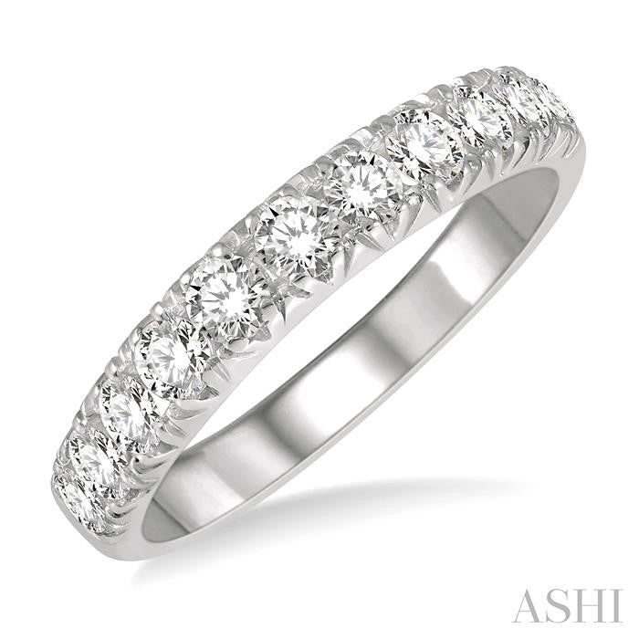 ASHI 11 Stone Diamond Wedding Band 33302PPPGPL
