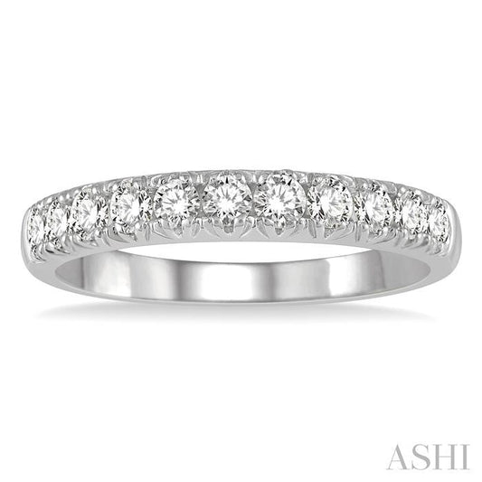 ASHI 11 Stone Diamond Wedding Band 33303PPPGPL