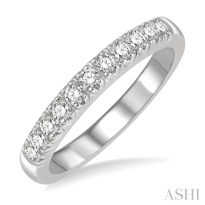 ASHI 11 Stone Diamond Wedding Band 33305PPFHWG