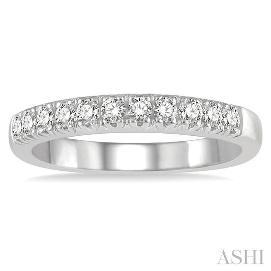 ASHI 11 Stone Diamond Wedding Band 33305PPFHWG