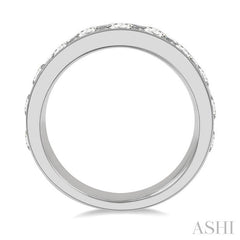 ASHI 11 Stone Channel Set Diamond Wedding Band 33310PPFHWG-2.00