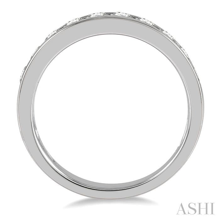ASHI 11 Stone Channel Set Diamond Wedding Band 33312PPPHPL
