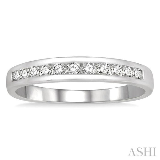 ASHI 11 Stone Channel Set Diamond Wedding Band 33316PPPHPL