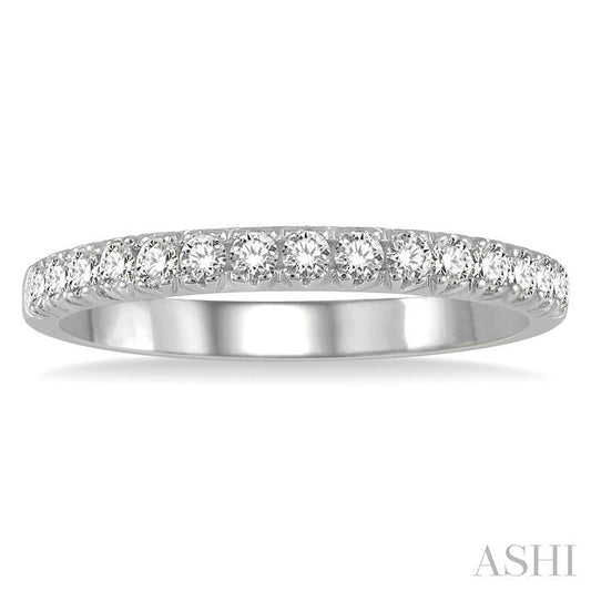 ASHI Diamond Wedding Band 33325PPFHWG