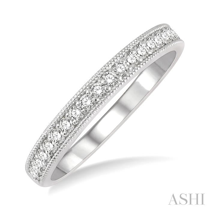 ASHI Diamond Wedding Band 33336PPFHWG