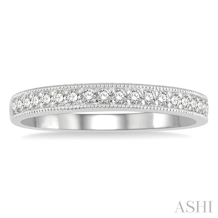 ASHI Diamond Wedding Band 33336PPFHWG