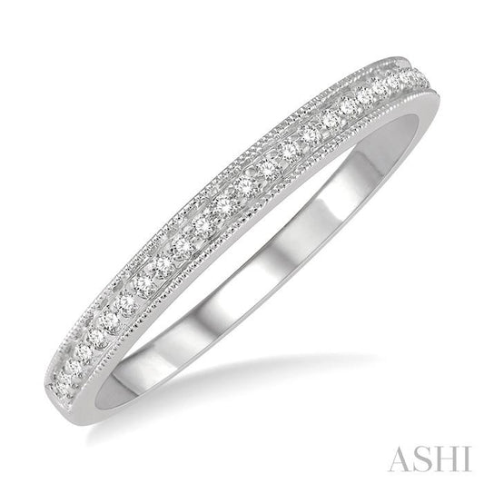 ASHI Diamond Wedding Band 33338PPFHWG
