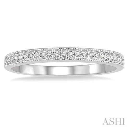 ASHI Diamond Wedding Band 33338PPFHWG