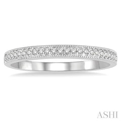 ASHI Diamond Wedding Band 33338PPFHWG
