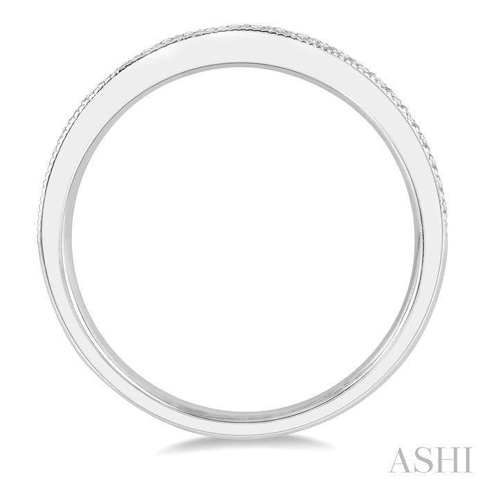 ASHI Diamond Wedding Band 33338PPFHWG