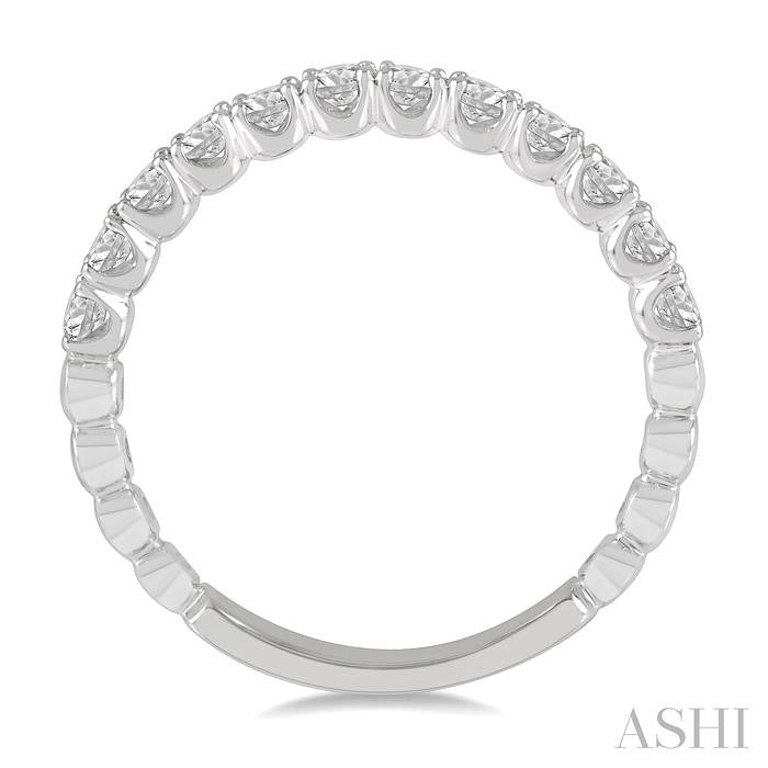 ASHI Diamond Wedding Band 33353PPPGPL