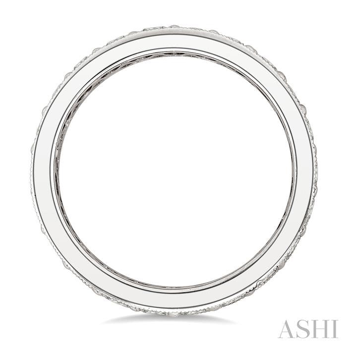 ASHI Eternity Diamond Wedding Band 33360PPFGWG-2.00