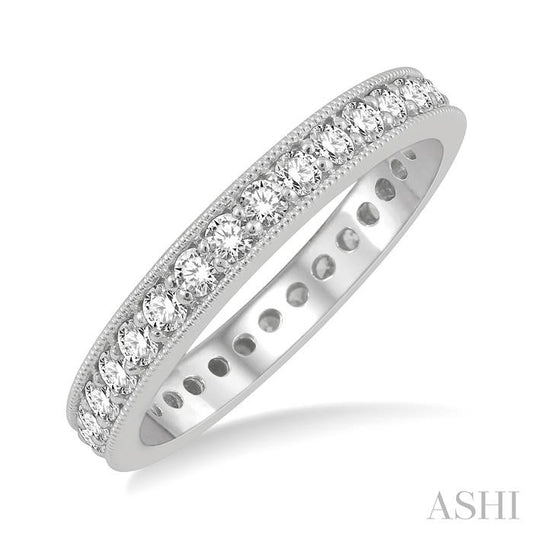 ASHI Eternity Diamond Wedding Band 33361PPFGWG