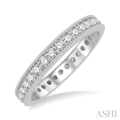ASHI Eternity Diamond Wedding Band 33361PPFGWG