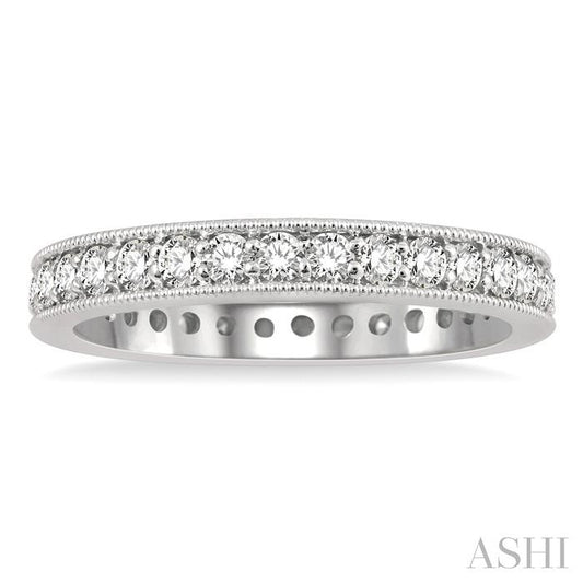 ASHI Eternity Diamond Wedding Band 33361PPFGWG