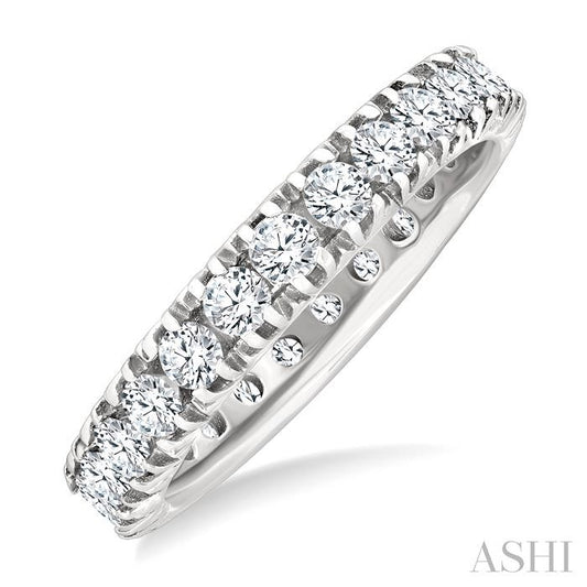 ASHI Eternity Diamond Wedding Band 33370PPFGWG-1.50