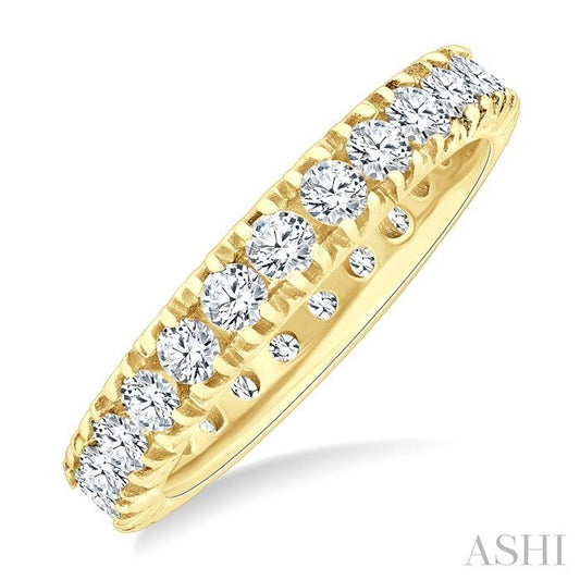 ASHI Eternity Diamond Wedding Band 33370PPFGYG-1.50