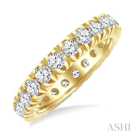 ASHI Eternity Diamond Wedding Band 33370PPFGYG-2.00