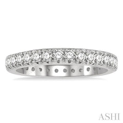 ASHI Eternity Diamond Wedding Band 33371PPFGWG