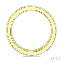 ASHI Channel Set Eternity Diamond Wedding Band 33380PPFGYG-2.00