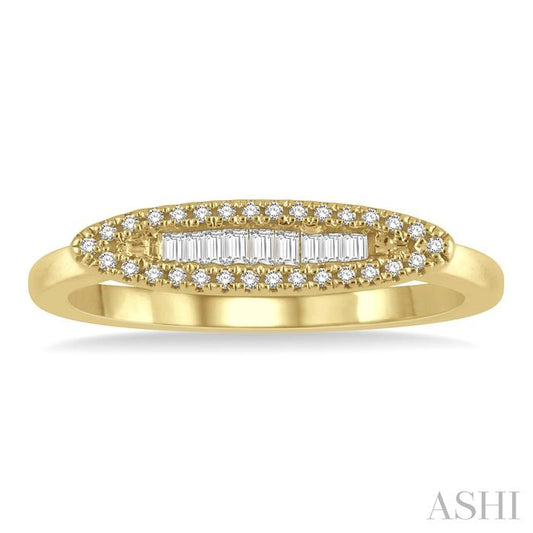 ASHI Stackable Petite Baguette Diamond Fashion Ring 333A7PPTGYG