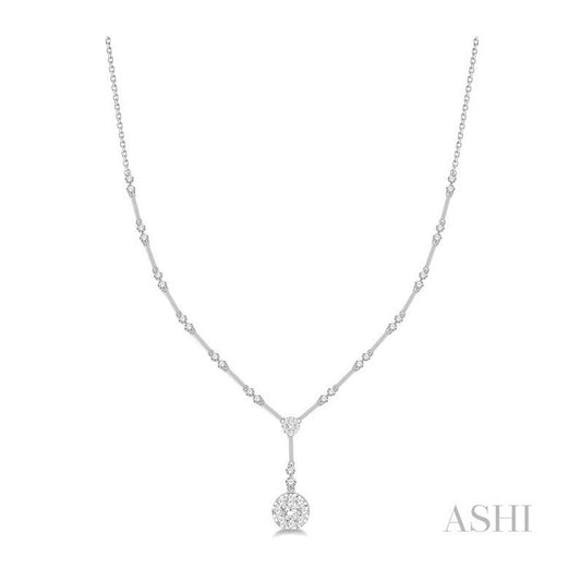 ASHI Lovebright Diamond Necklace 99462PPFGNKWG