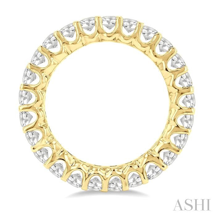 ASHI Oval Shape Eternity Diamond Wedding Band 33440PPFGYG-3.00