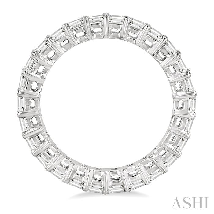 ASHI Emerald Shape Eternity Diamond Wedding Band 33470PPFGWG-3.00