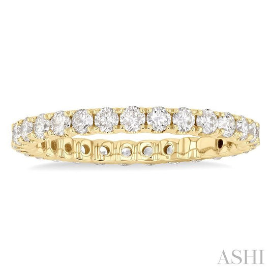 ASHI Round Shape Eternity Diamond Wedding Band 33491PPFGYG